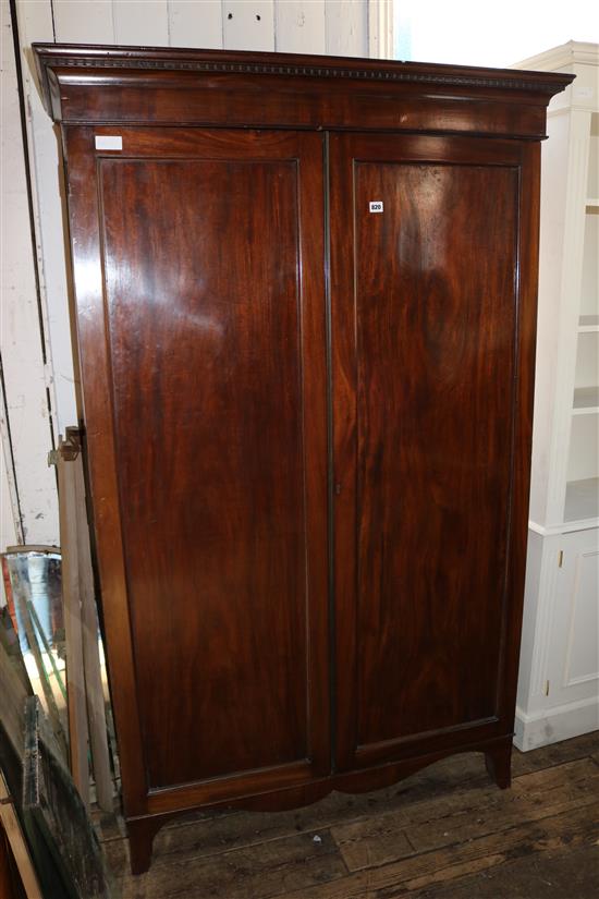 19C two door mahogany cupboard